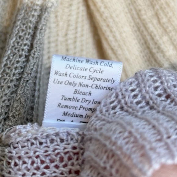 Pink Lily Oversized Long Sleeve Open Cardigan Size XS NWOT - Picture 7 of 9